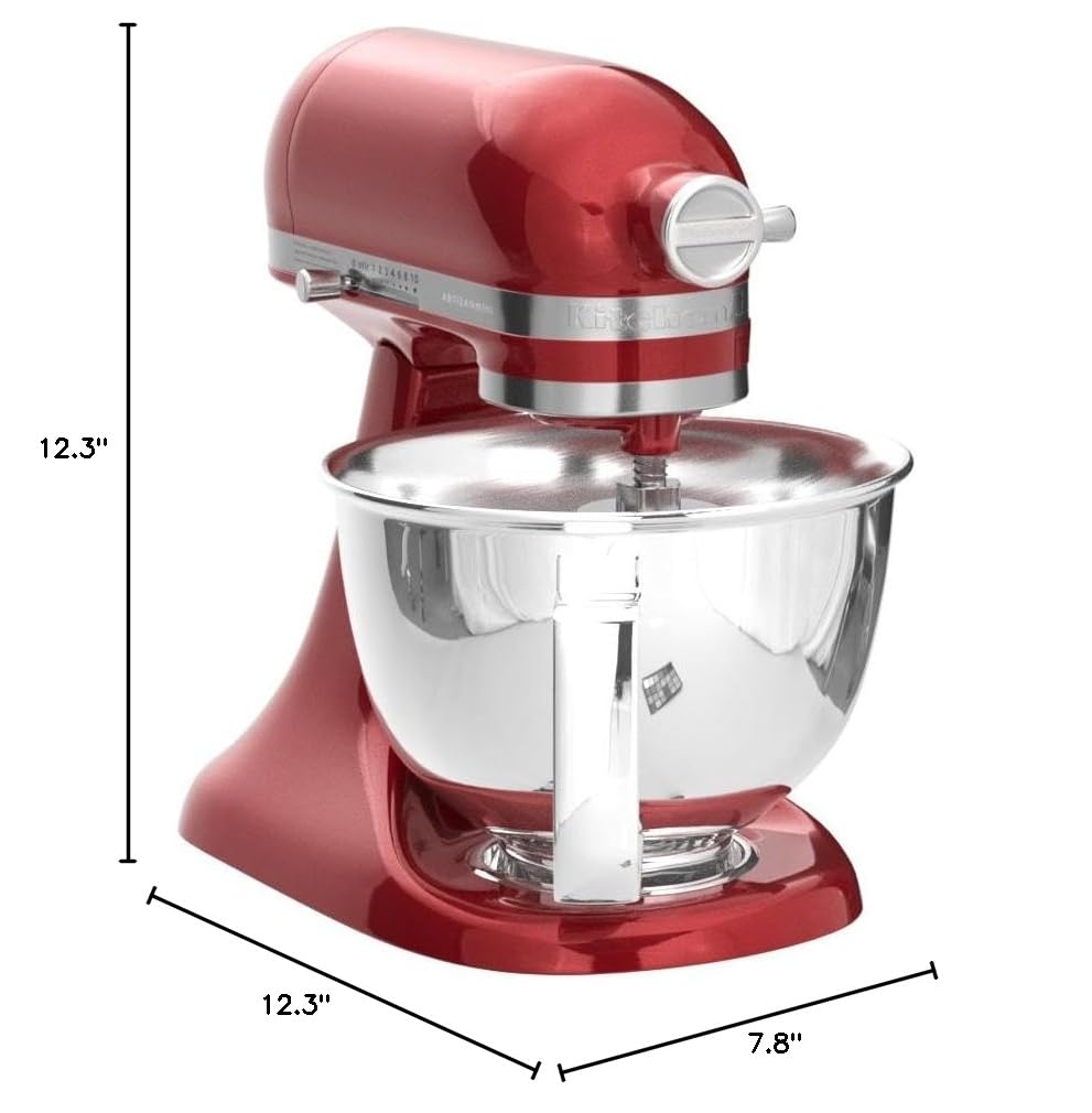 KitchenAid Artisan Mini 3.5 Quart Tilt-Head Stand Mixer - KSM3316X - Empire Red - Image 8
