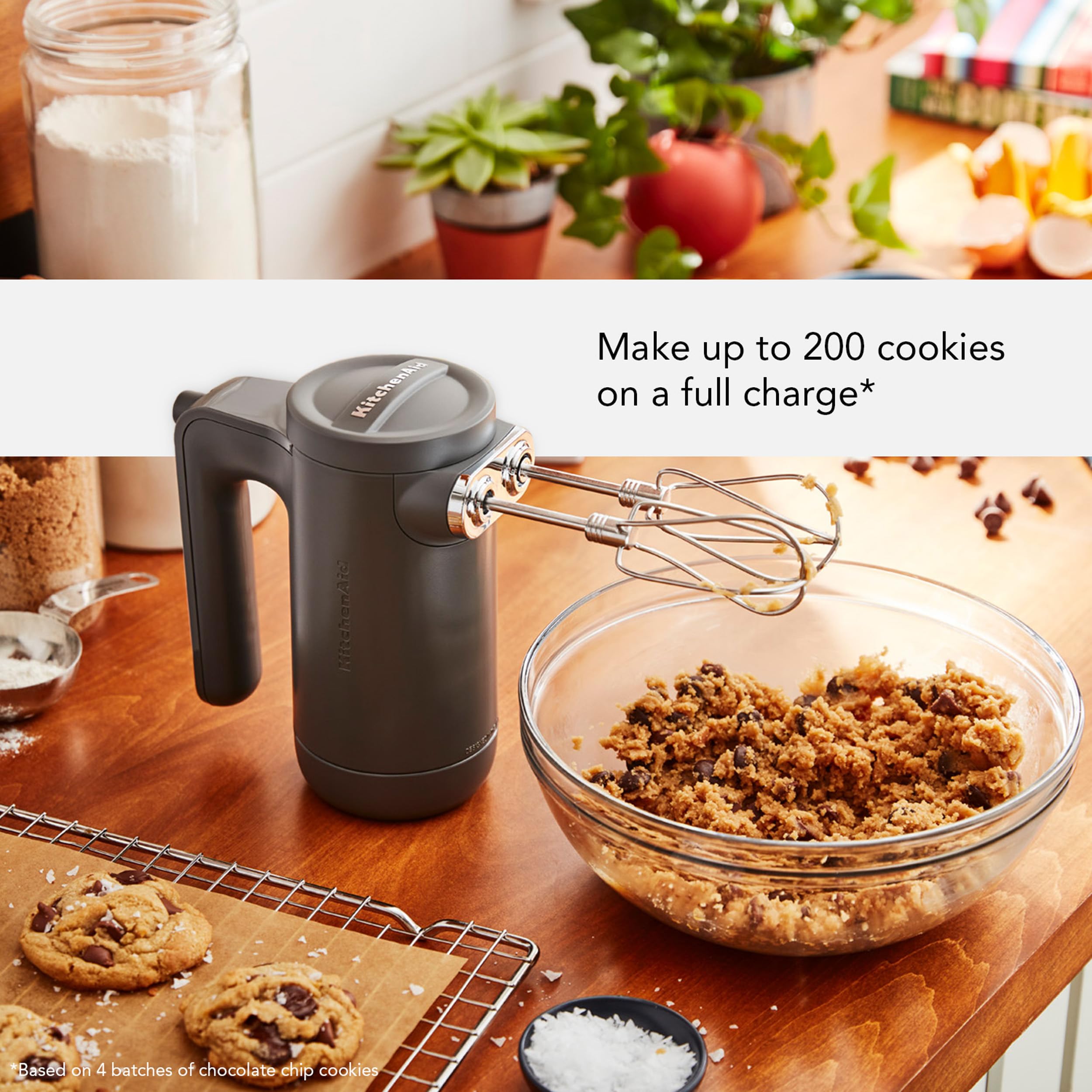 KitchenAid Cordless 7 Speed Hand Mixer - KHMB732DG - Image 6