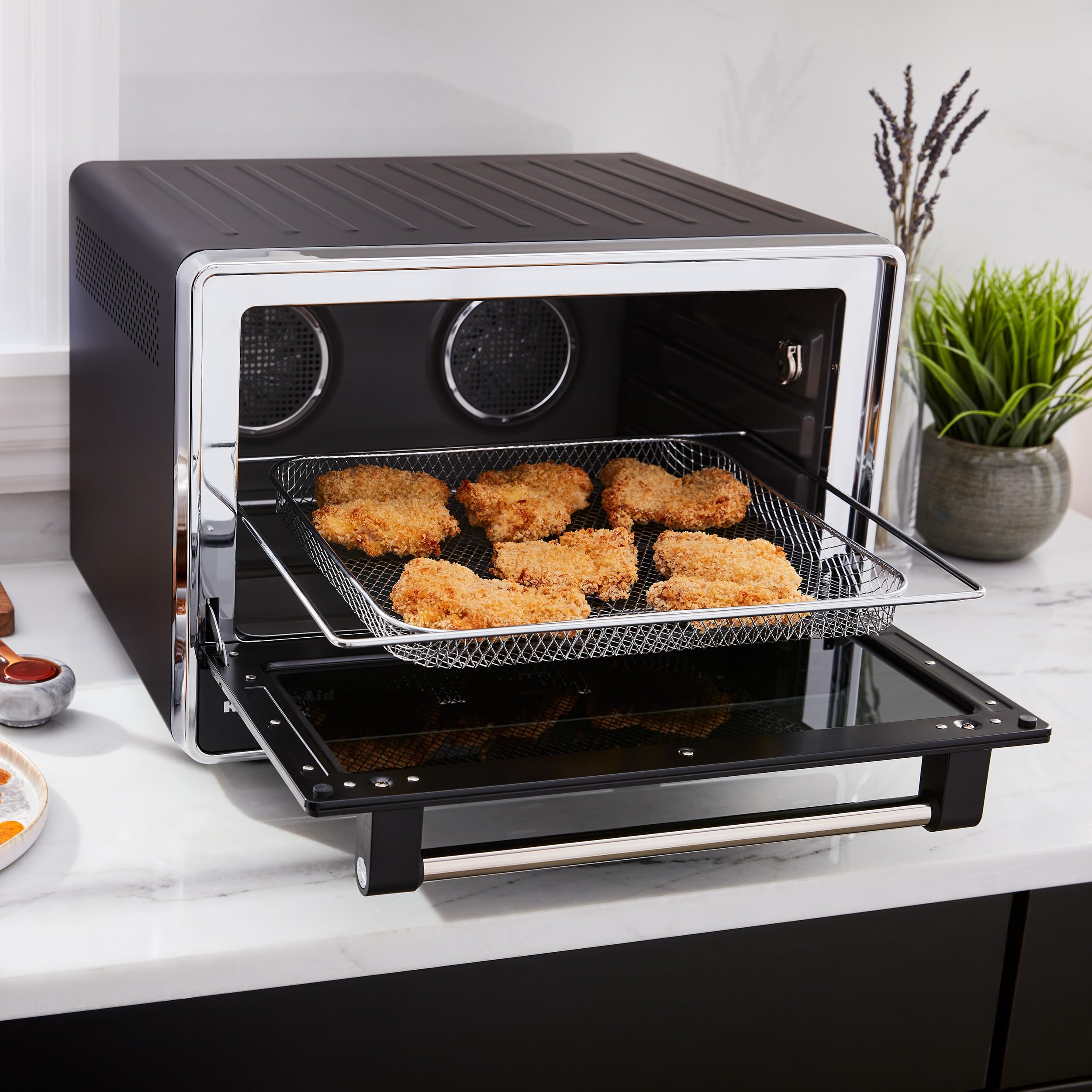 KitchenAid Dual Convection Countertop Oven with Air Fry and Temperature Probe - KCO224BM - Image 8