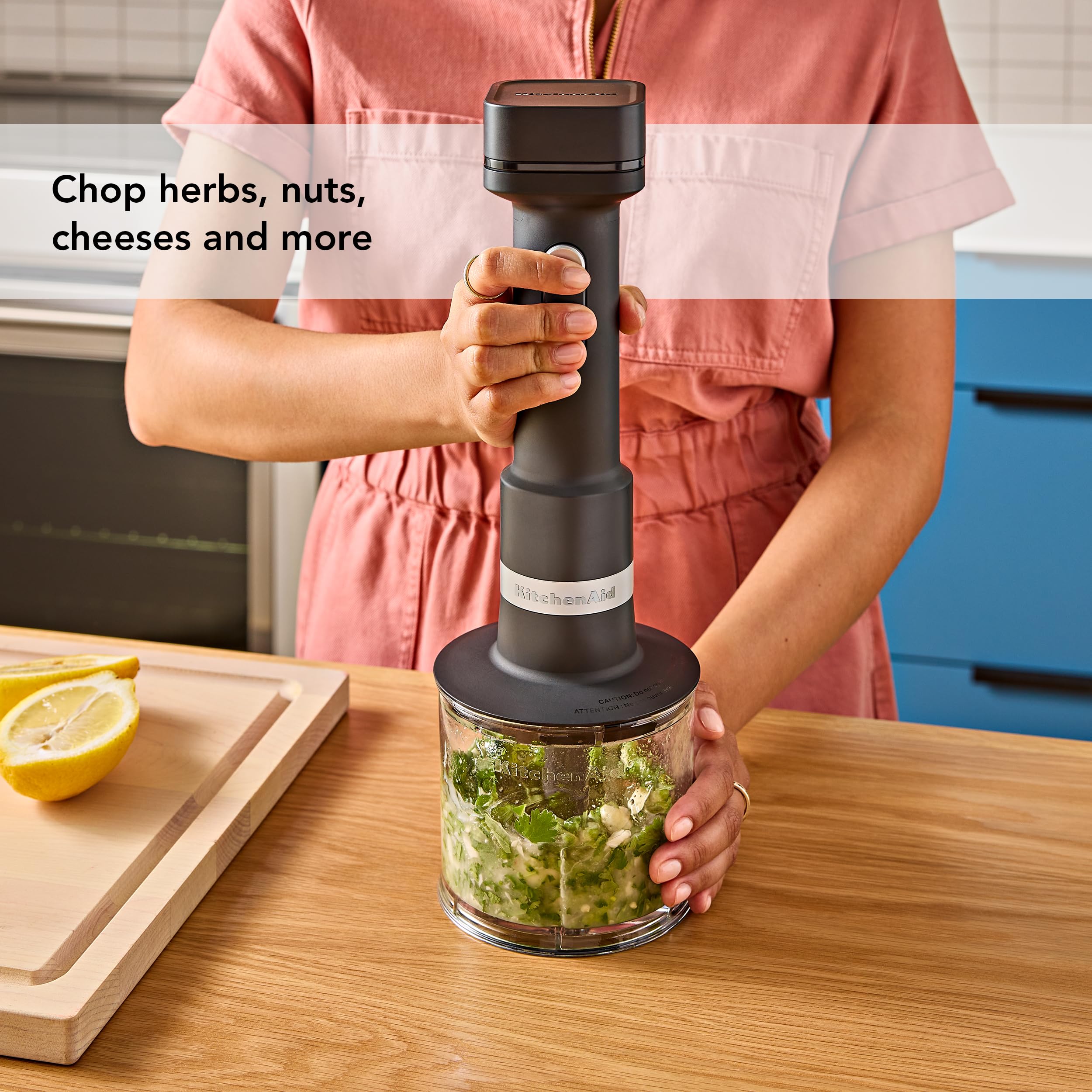 KitchenAid Go Cordless Hand Blender with Accessories - battery included, KHBRV75, Black Matte - Image 6