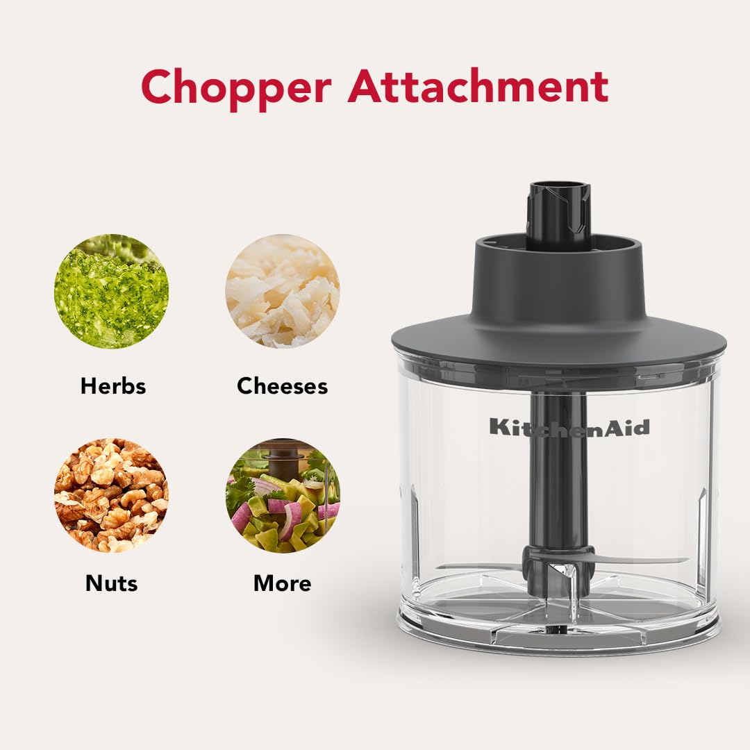 KitchenAid Go Cordless Hand Blender with Accessories - battery sold separately, KHBRV05, Porcelain White - Image 7