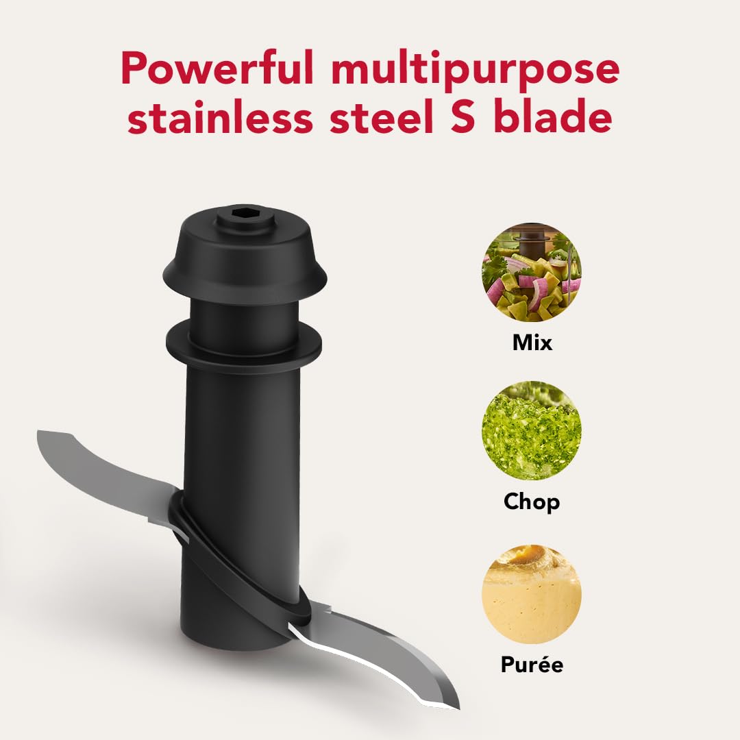 KitchenAid Go Cordless Top Down Chopper - battery sold separately, KTCR350, Porcelain White - Image 6