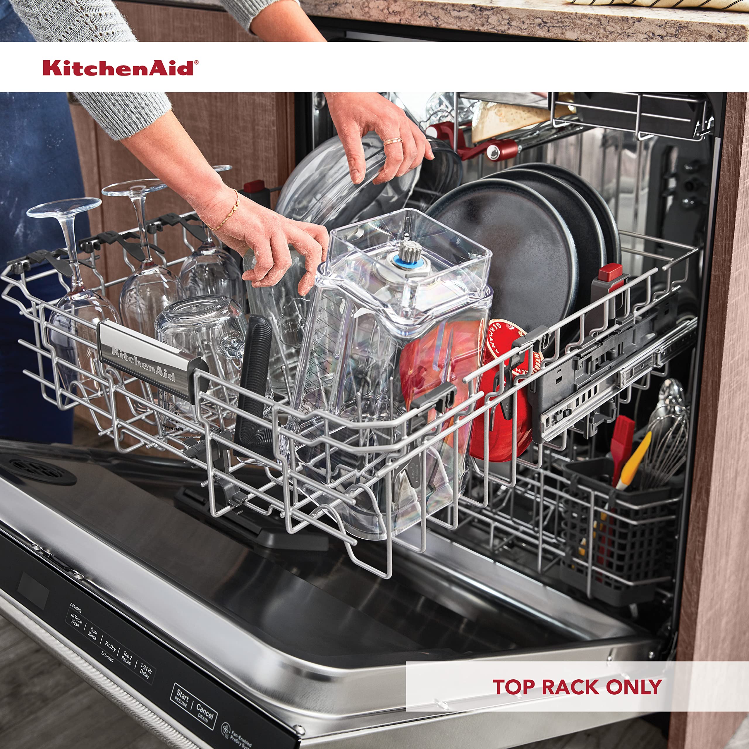 KitchenAid Gourmet Forged Triple Rivet Chef Knife with Custom-Fit Blade Cover, 8-inch, Sharp Kitchen Knife, High-Carbon Japanese Stainless Steel Blade, Black - Image 8