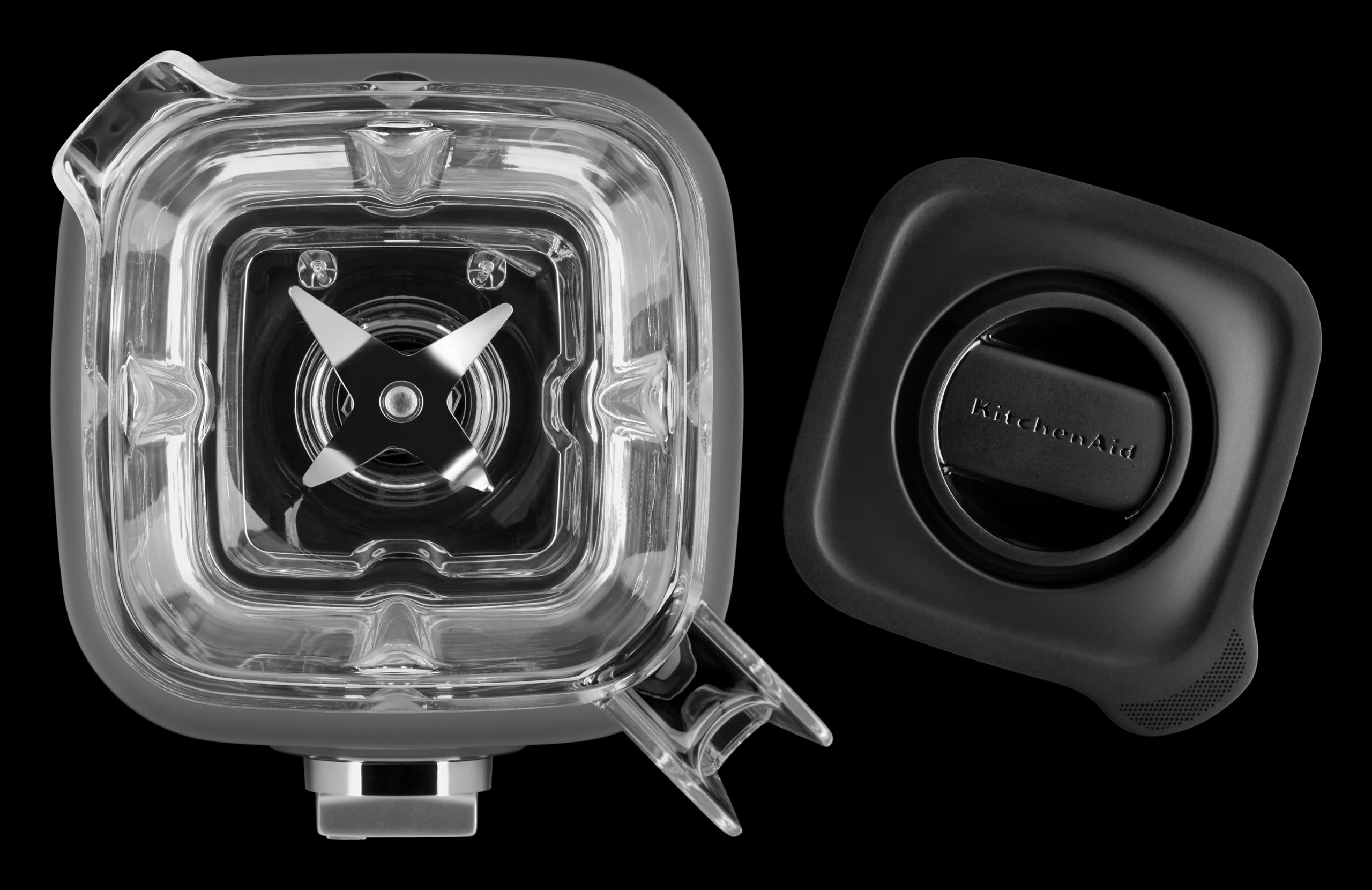 KitchenAid K150 3 Speed Ice Crushing Blender with 2 Personal Blender Jars - KSB1332Y - Black Matte - Image 3