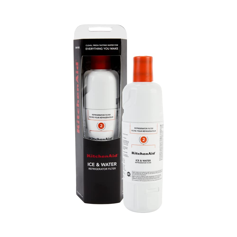 KitchenAid® KAD2RXD1 Ice, Orange Refrigerator Water Filter 2-KAD2RXD1, Single-Pack - Image 3