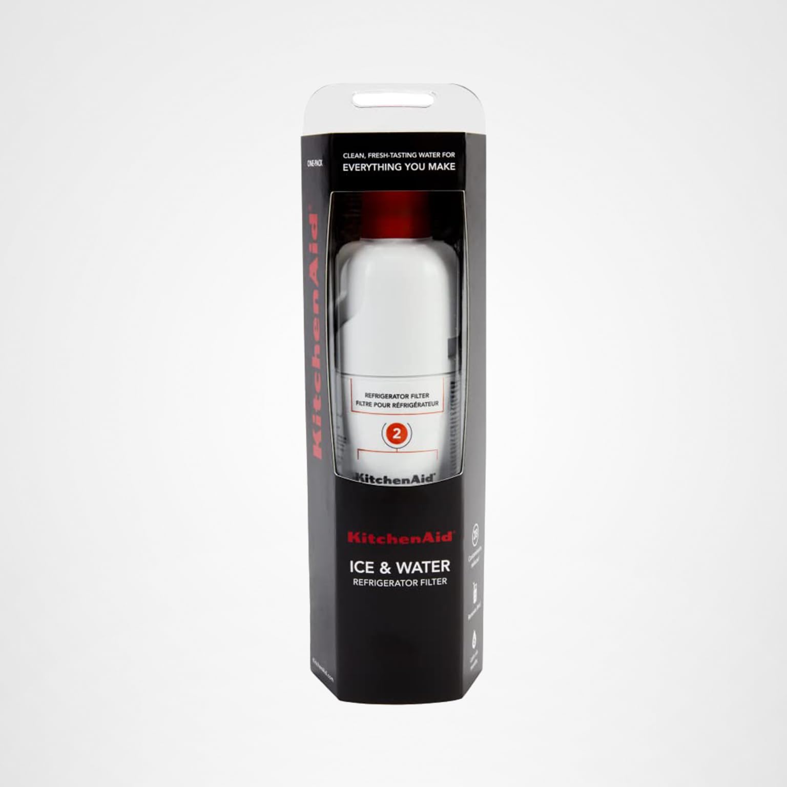 KitchenAid® KAD2RXD1 Ice, Orange Refrigerator Water Filter 2-KAD2RXD1, Single-Pack - Image 9