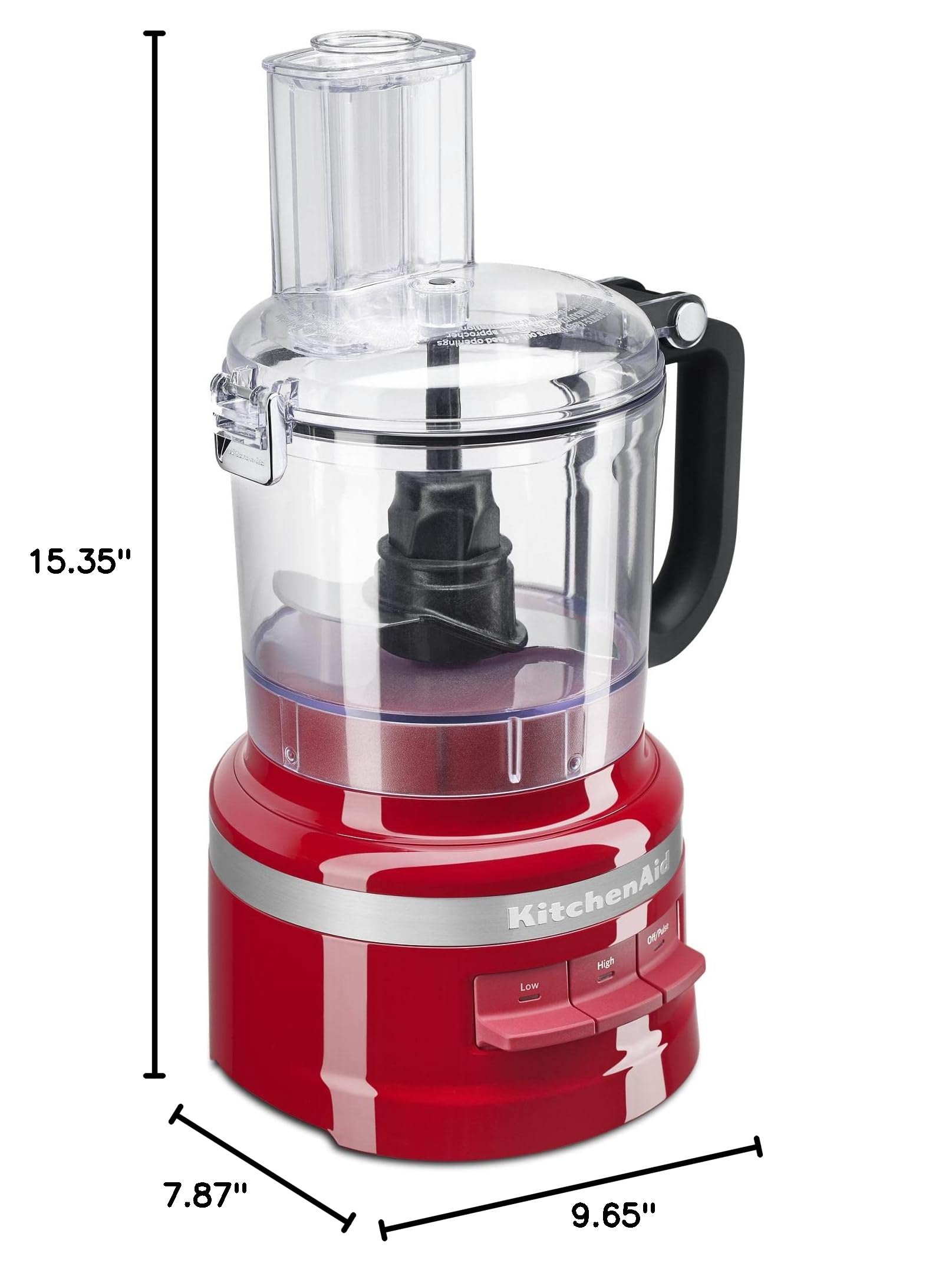 KitchenAid KFP0718ER 7-Cup Food Processor Chop, Puree, Shred and Slice - Empire Red - Image 8