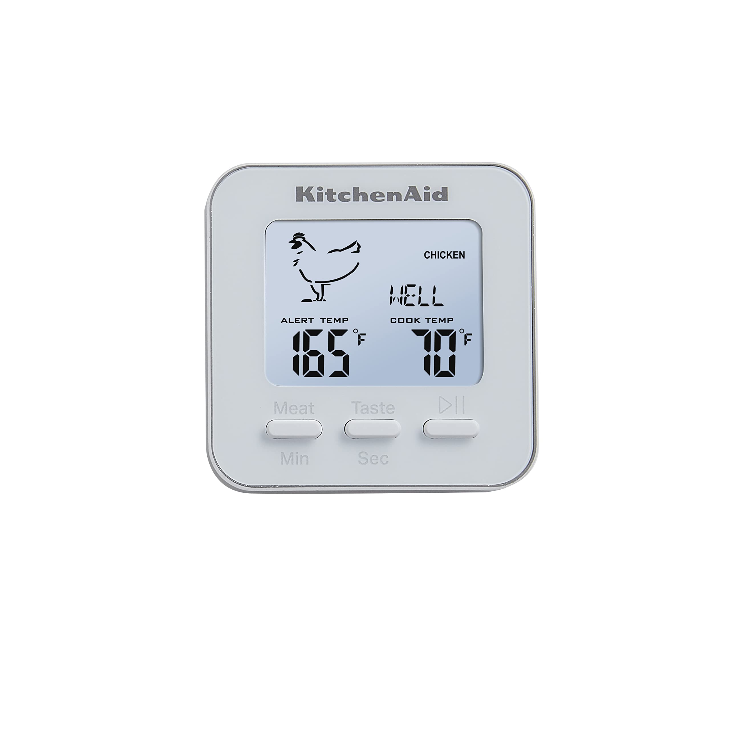 KitchenAid KQ906WH Programmable Wired Probe Thermometer White, Temperature Range: -40F to 482F/-40C to 250C, White - Image 5