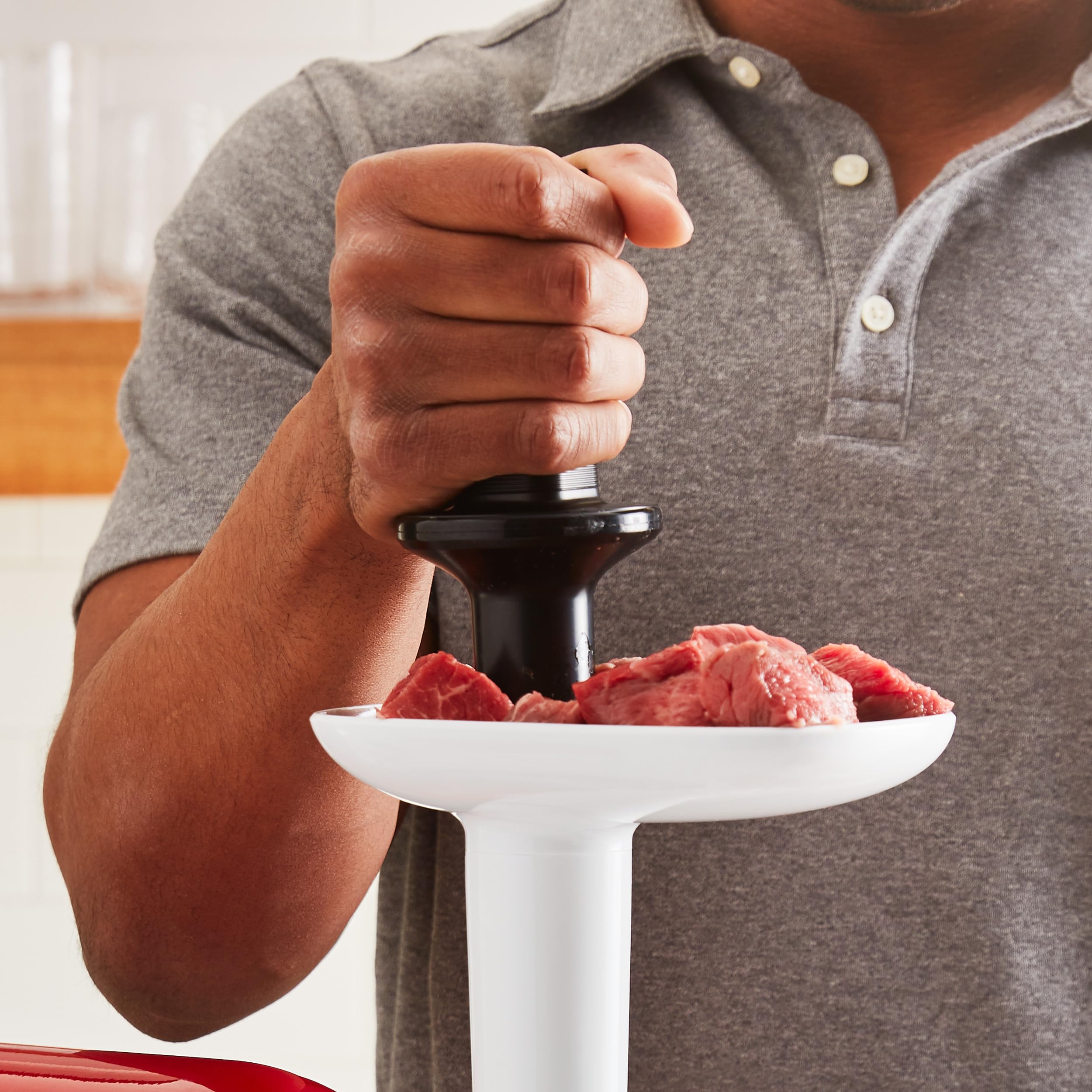 KitchenAid Large Food Tray Attachment for KitchenAid Stand Mixer, KSMFT, White - Image 3