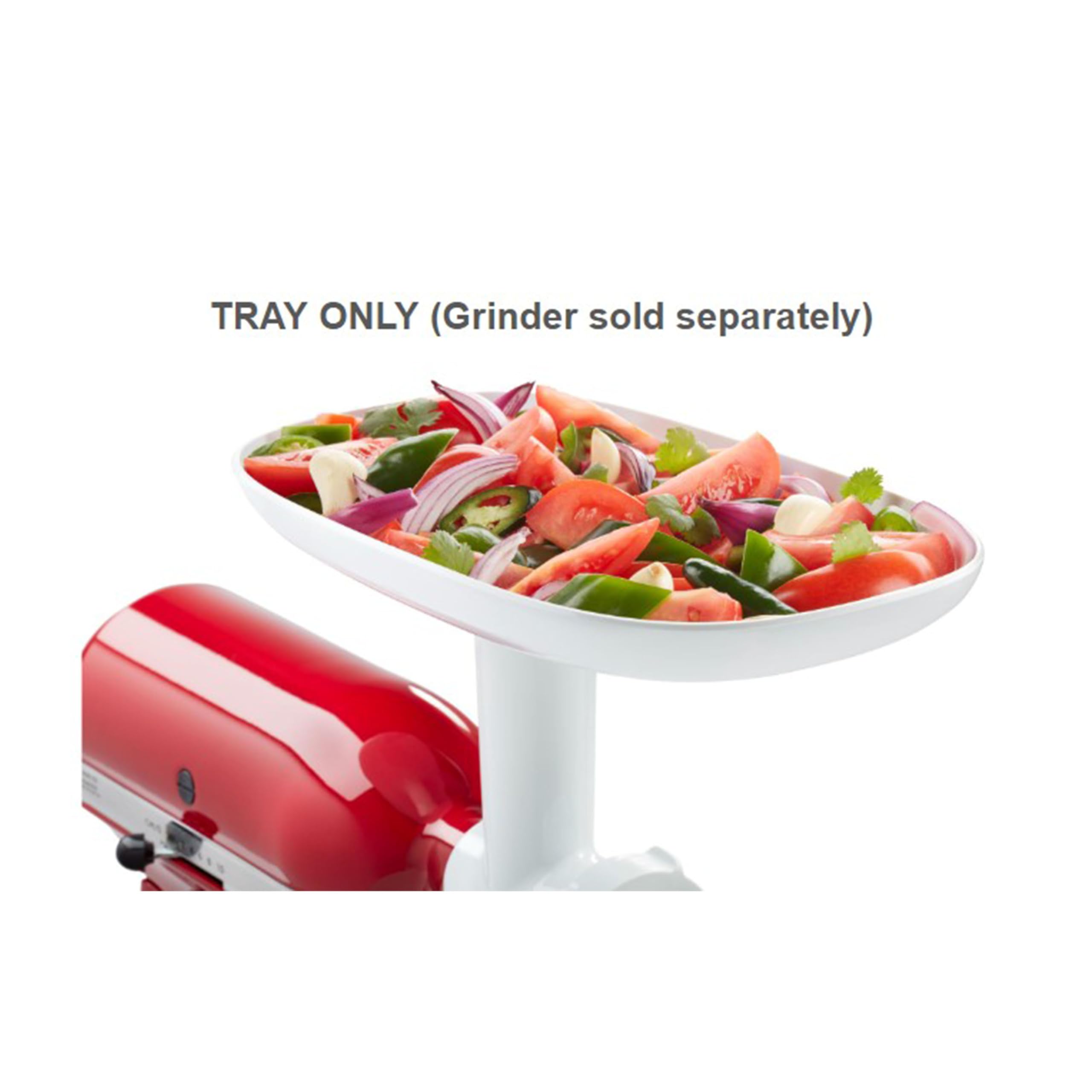 KitchenAid Large Food Tray Attachment for KitchenAid Stand Mixer, KSMFT, White - Image 5