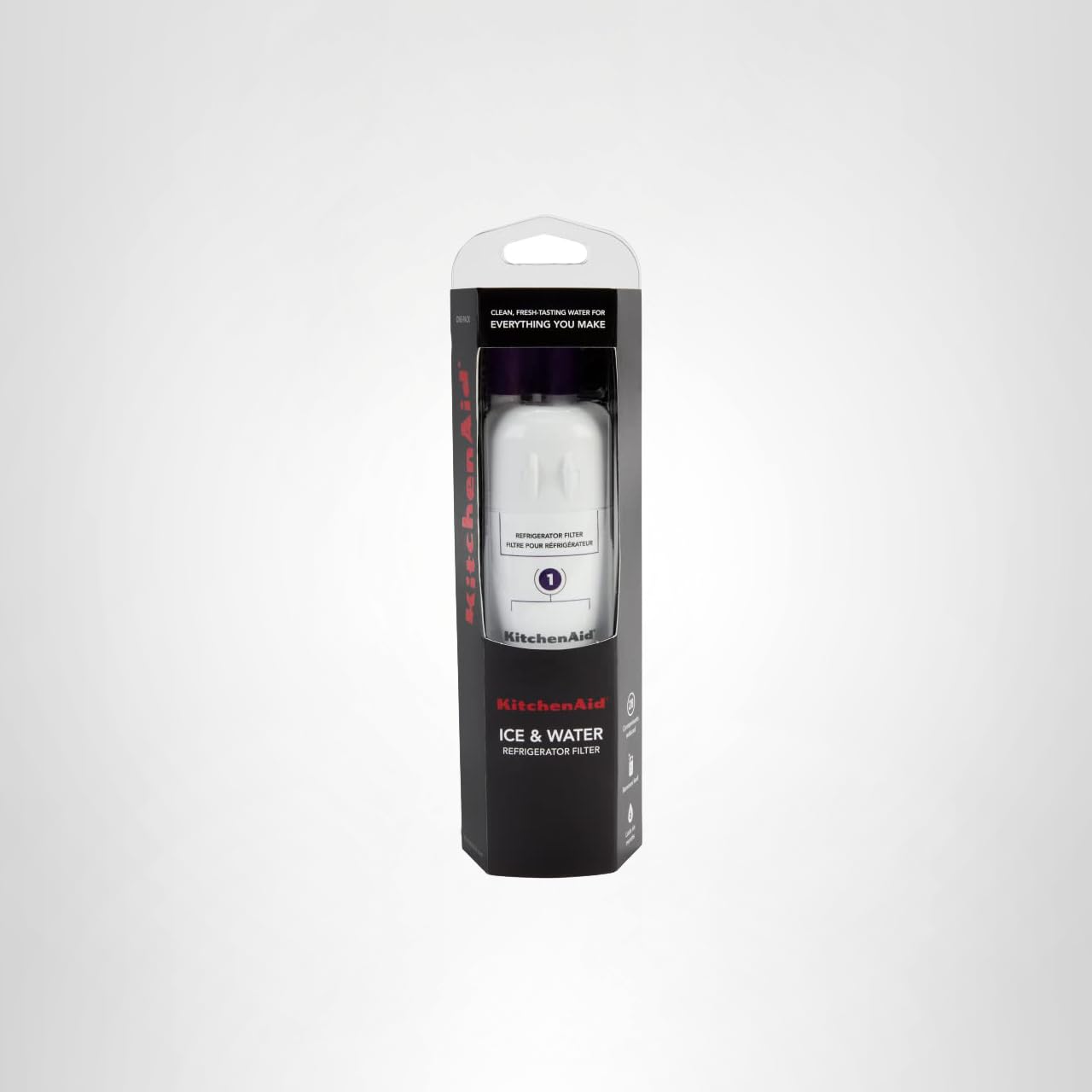 KitchenAid® Refrigerator Ice and Water Filter 1 - KAD1RXD1, Single-Pack, Purple - Image 10