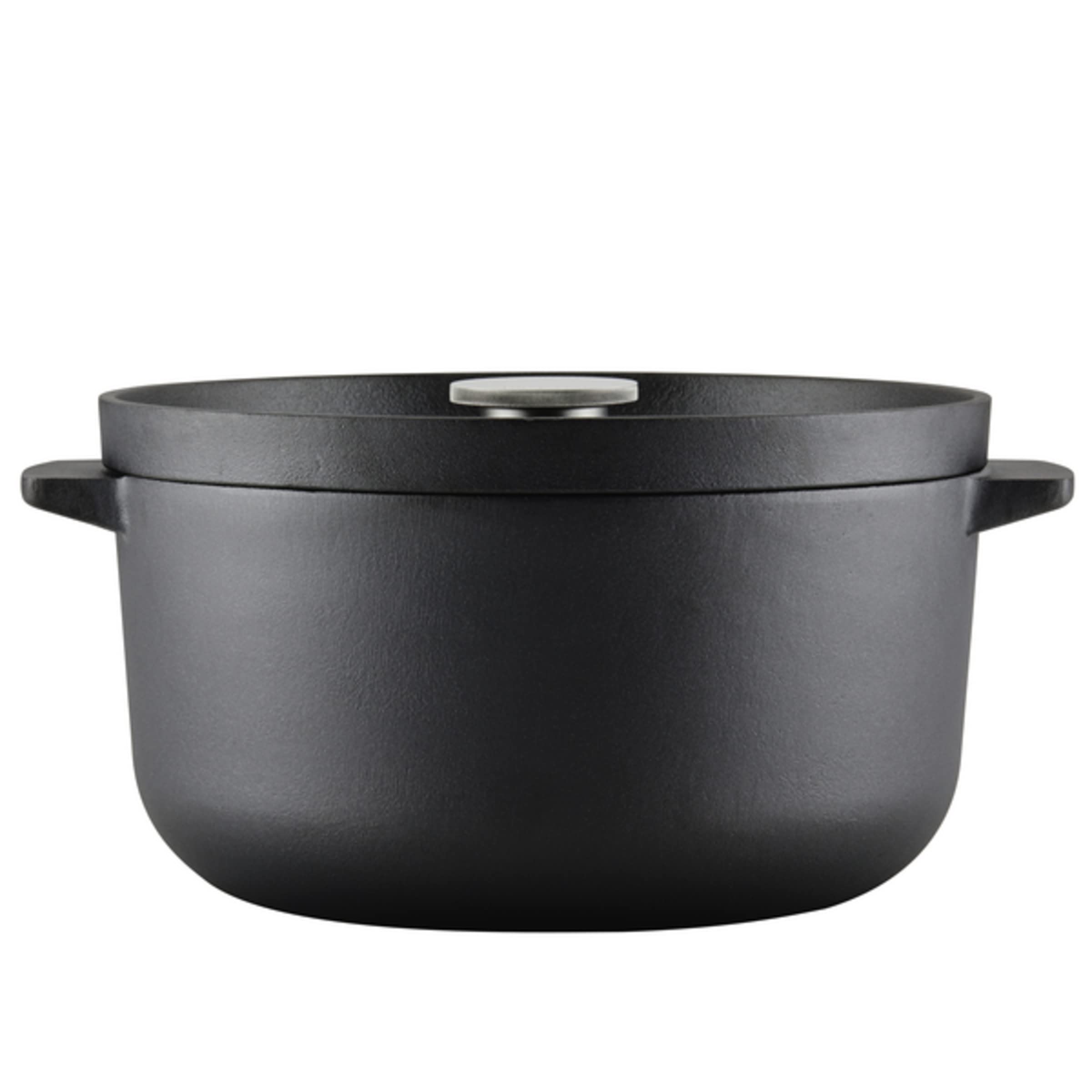 KitchenAid Seasoned Cast Iron Dutch Oven/Casserole, 6 Quart - Black - Image 13