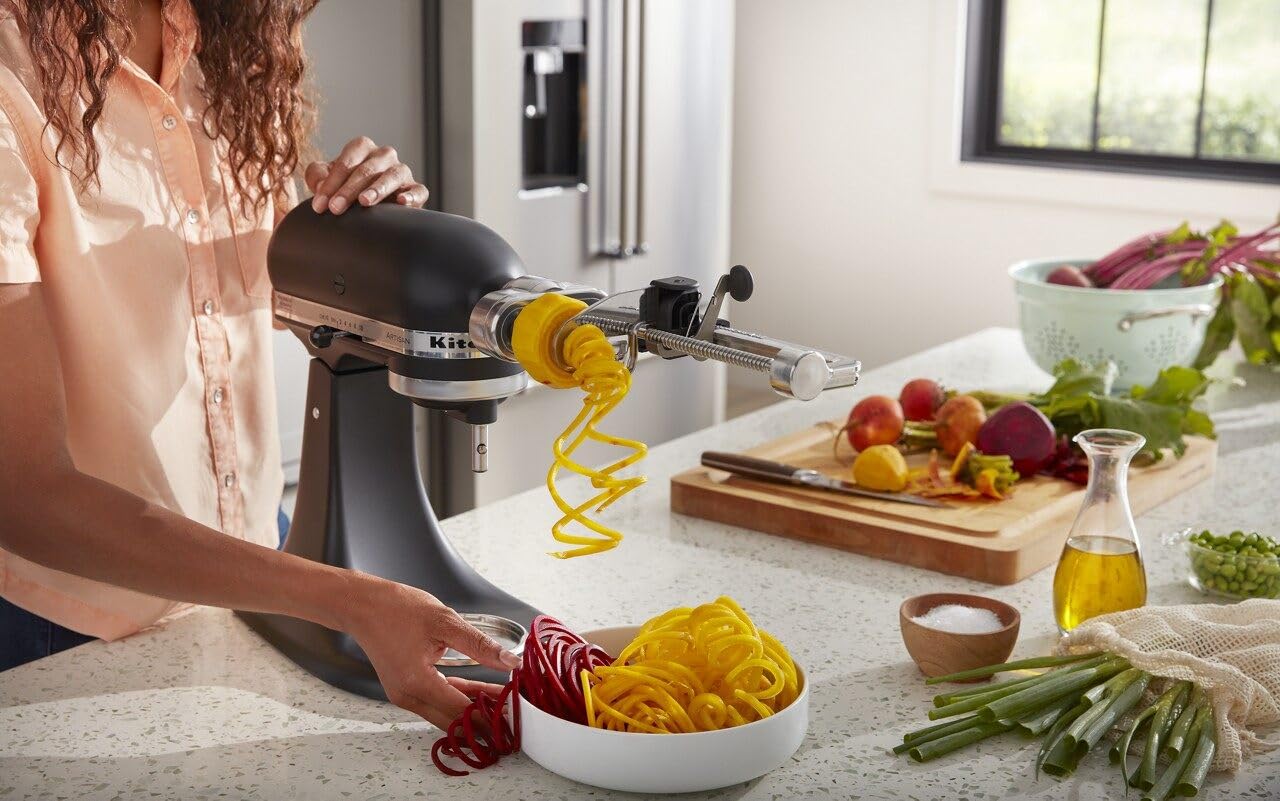KitchenAid Stand Mixer Attachment, KSM1APC Fruit and Vegetable Spiralizer - Image 4