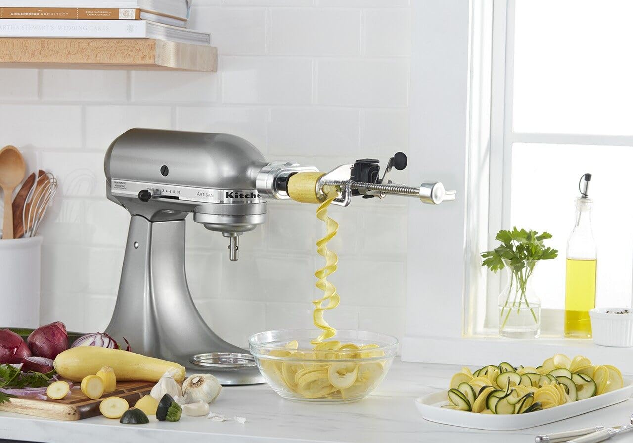 KitchenAid Stand Mixer Attachment, KSM1APC Fruit and Vegetable Spiralizer - Image 9