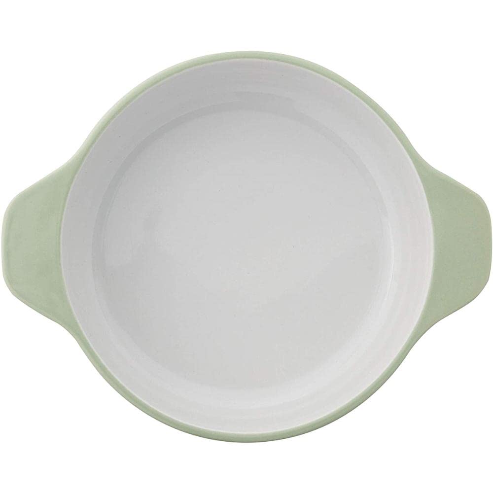 KitchenAid Vitrified Stoneware Round Casserole Baker, 2-Quart, Pistachio - Image 3