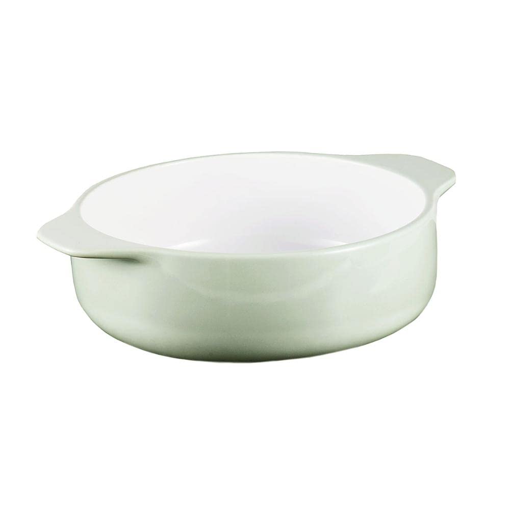 KitchenAid Vitrified Stoneware Round Casserole Baker, 2-Quart, Pistachio - Image 5