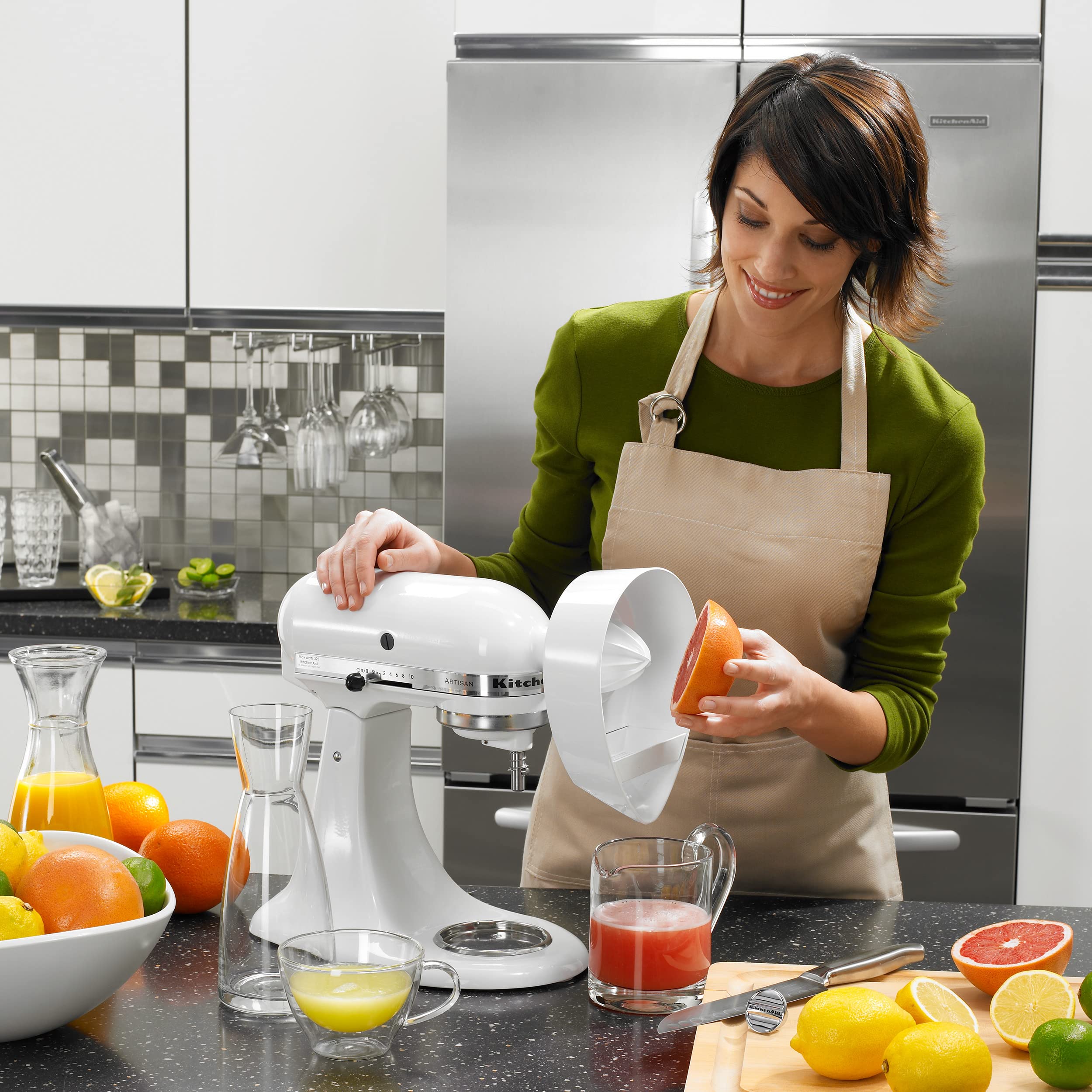 KitchenAid White Citrus Juicer Attachment for KitchenAid Stand Mixers, JE - Image 7